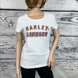 Harley Davidson Fitted T-Shirt - Size Small